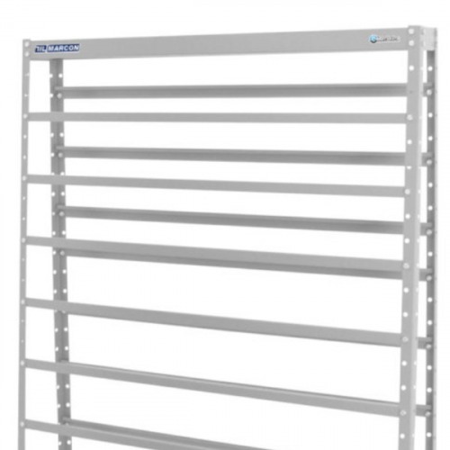 Estante metálica para 49 gavetas medidas diversas - EM49 Estante metálica para 49 gavetas medidas diversas - EM49