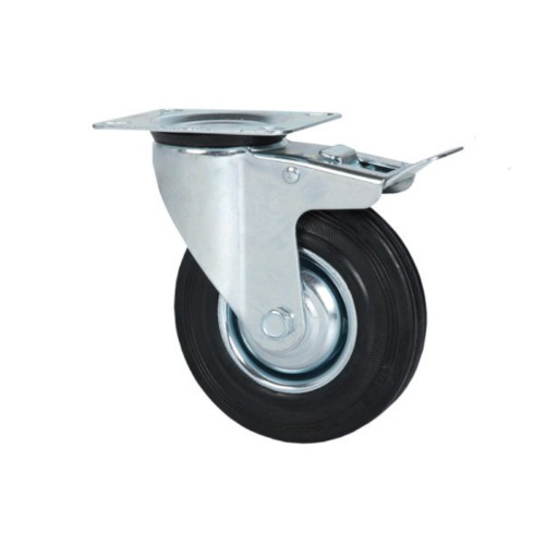 Jogo de rodízios com coluna para bancada hobby com 2 pçs fixas e 2 giratórias - CRBH Jogo de rodízios com coluna para bancada hobby com 2 pçs fixas e 2 giratórias - CRBH