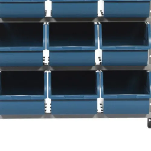 Estante metálica com 9 gavetas n° 7 azul - EM9/7A