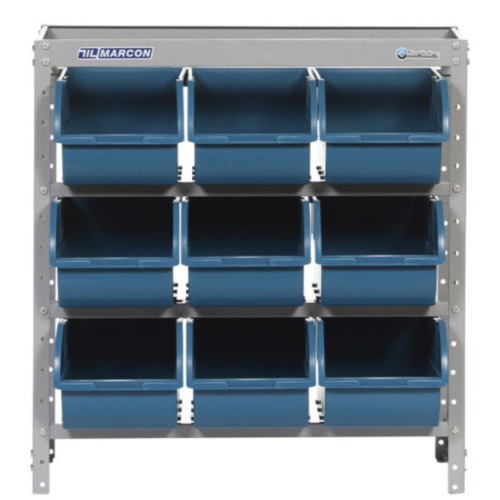 Estante met�lica com 9 gavetas n� 7 azul - EM9/7A