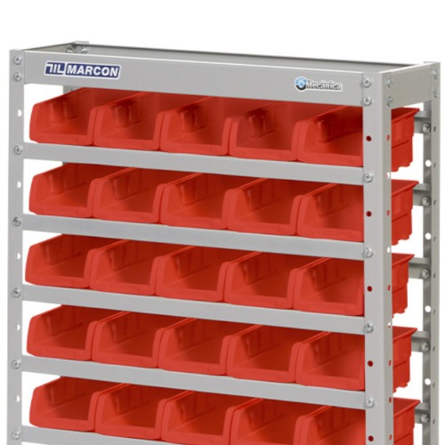 Estante met�lica com 30 gavetas n� 3 vermelha - EF30/3V