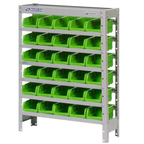 Estante metálica com 30 gavetas n° 3 verde - EF30/3VD Estante metálica com 30 gavetas n° 3 verde - EF30/3VD