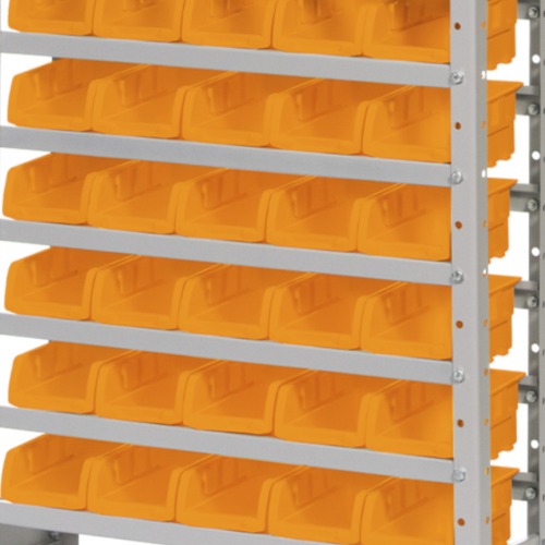 Estante metlica com 30 gavetas n 3 laranja - EF30/3L