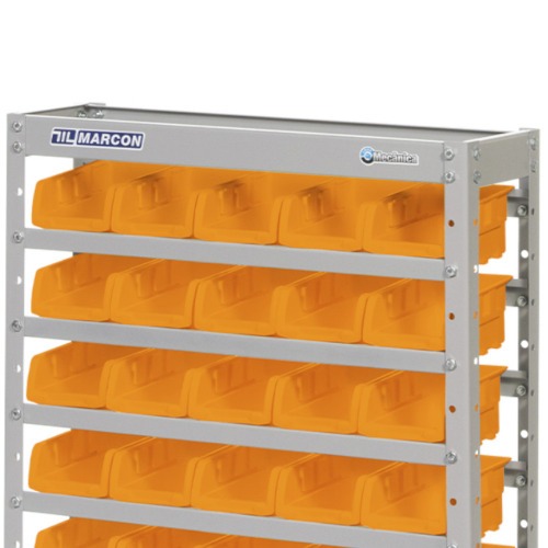 Estante metlica com 30 gavetas n 3 laranja - EF30/3L