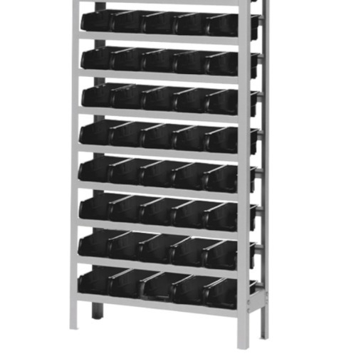 Estante met�lica com 60 gavetas n� 3 preta - EP60/3P