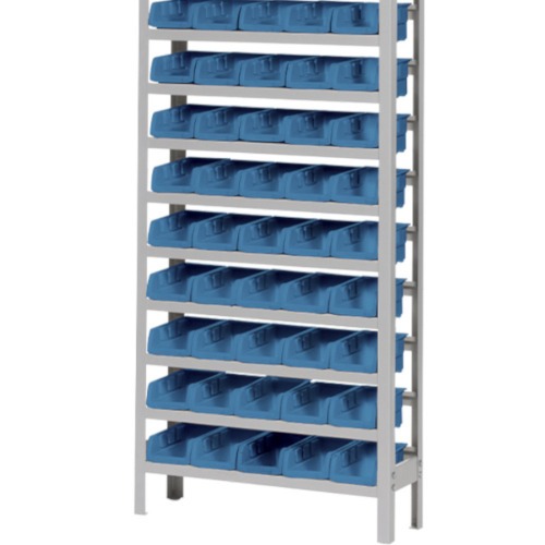 Estante metálica com 60 gavetas n° 3 azul - EP60/3A Estante metálica com 60 gavetas n° 3 azul - EP60/3A