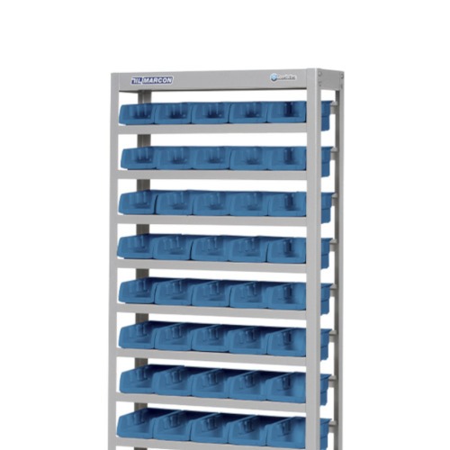 Estante metálica com 60 gavetas n° 3 azul - EP60/3A Estante metálica com 60 gavetas n° 3 azul - EP60/3A