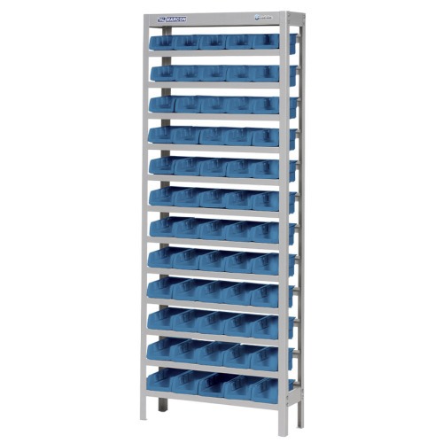Estante metálica com 60 gavetas n° 3 azul - EP60/3A Estante metálica com 60 gavetas n° 3 azul - EP60/3A