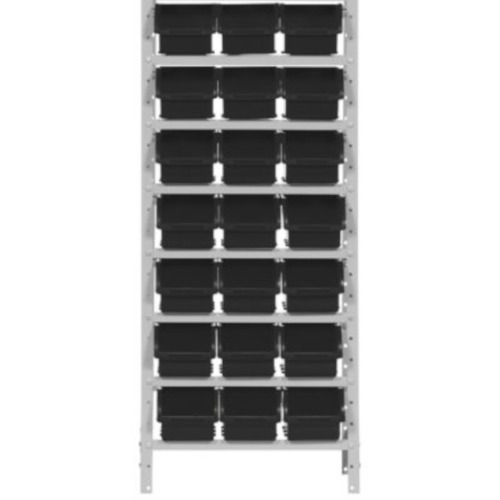 Estante metlica com 27 gavetas n 5 preta - EF27/5P