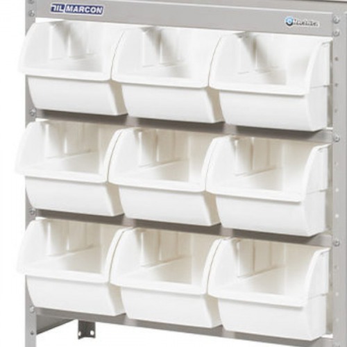 Estante metálica com 9 gavetas n° 7 branca - EF9/7B Estante metálica com 9 gavetas n° 7 branca - EF9/7B