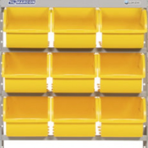 Estante metálica com 9 gavetas n° 7 amarela - EF9/7AM Estante metálica com 9 gavetas n° 7 amarela - EF9/7AM