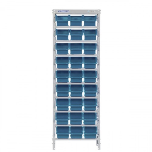 Estante met�lica com 27 gavetas n� 5 azul - EF27/5A