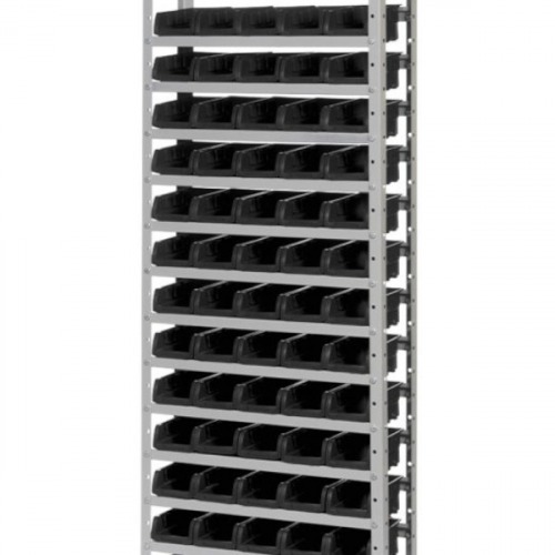 Estante metálica com 60 gavetas n° 3 preta - EF60/3P Estante metálica com 60 gavetas n° 3 preta - EF60/3P