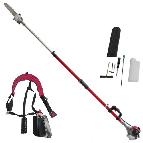 Podador de galhos a gasolina haste telescópica com sabre de 12 Podador de galhos a gasolina haste telescópica com sabre de 12