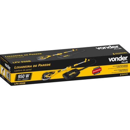 Lixadeira de parede e teto com LED 950W com acessrios - LPV 950B  110V
