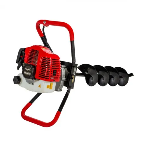 Perfurador de solo a gasolina 42,7 cc com broca 76 x 15 cm