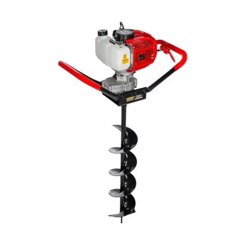Perfurador de solo a gasolina 42,7 cc com broca 76 x 15 cm