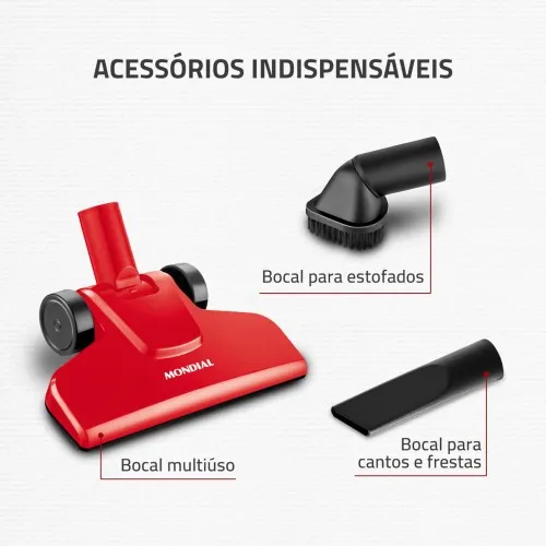Aspirador de pó  2 em 1 portátil e vertical 1.100 watts  Turbo Cycle - AP-36  220V