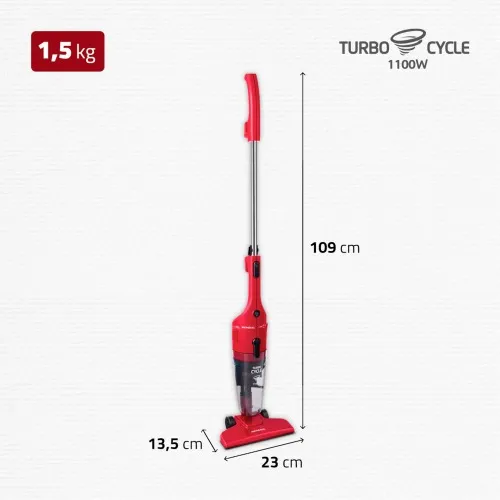 Aspirador de pó  2 em 1 portátil e vertical 1.100 watts  Turbo Cycle - AP-36  220V