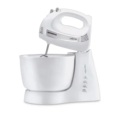 Batedeira 500 watts 4 velocidades branca Cake - B-50-W  110V