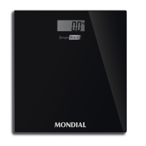 Balana digital para banheiro capacidade 150 kg Smart Black - BL-05