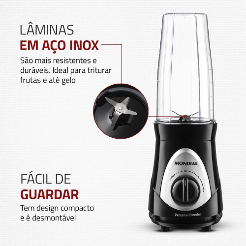 Liquidificador portátil 2 velocidades 300 watts Personal Blender - DG-01  110V Liquidificador portátil 2 velocidades 300 watts Personal Blender - DG-01  110V