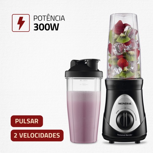Liquidificador port�til 2 velocidades 300 watts Personal Blender - DG-01  220V