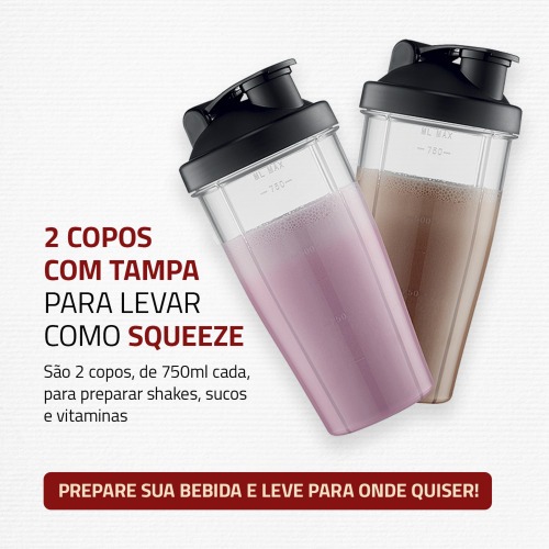 Liquidificador port�til 2 velocidades 300 watts Personal Blender - DG-01  220V