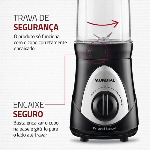 Liquidificador port�til 2 velocidades 300 watts Personal Blender - DG-01  220V