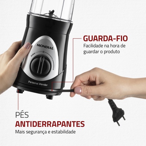 Liquidificador port�til 2 velocidades 300 watts Personal Blender - DG-01  220V