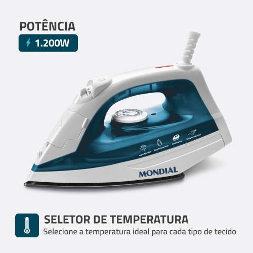 Ferro de passar a vapor 1200 watts - F-32 220V Ferro de passar a vapor 1200 watts - F-32 220V