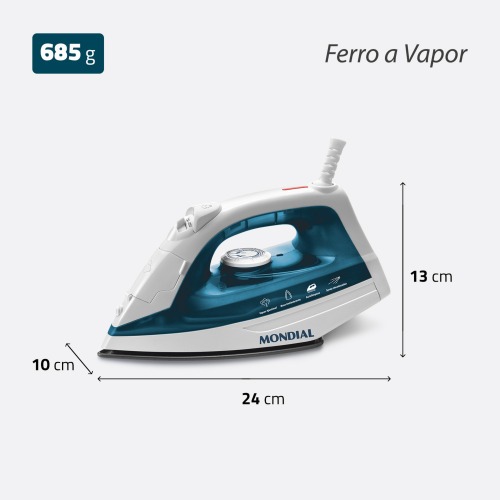 Ferro de passar a vapor 1200 watts - F-32 220V Ferro de passar a vapor 1200 watts - F-32 220V