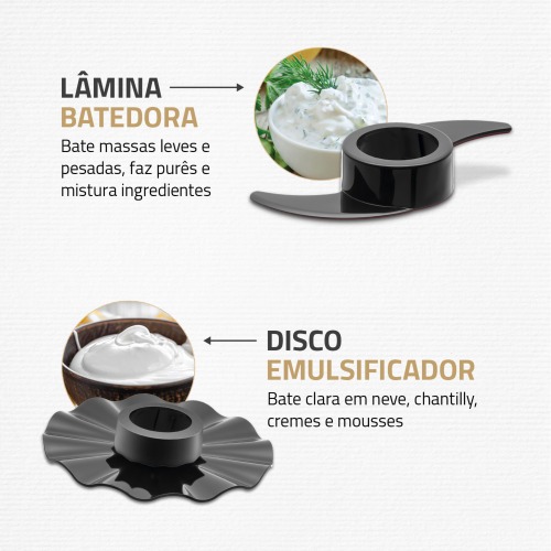 Multiprocessador de alimentos 1.000W 9 em 1 Turbo Chef - MPN-01-BF  110V Multiprocessador de alimentos 1.000W 9 em 1 Turbo Chef - MPN-01-BF  110V