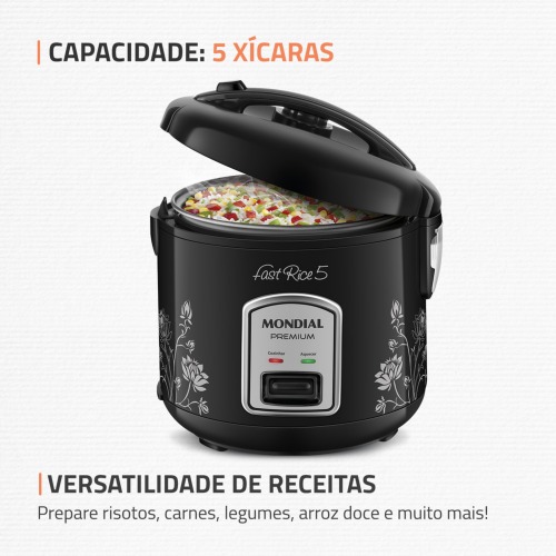 Panela el�trica de arroz 5 x�caras Fast Rice 5 - NPE-08-5X  220V