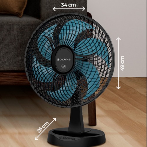 Ventilador de mesa mini 30 cm 6 pás 3 velocidades Fresh Mini - VTR310  110V Ventilador de mesa mini 30 cm 6 pás 3 velocidades Fresh Mini - VTR310  110V