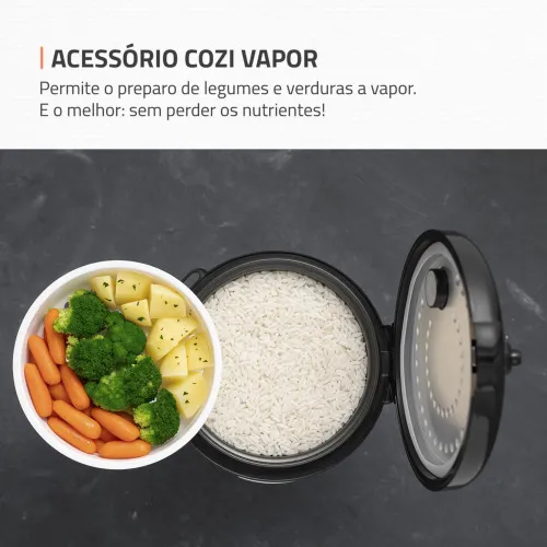 Panela elétrica de arroz 5 xícaras Pratic Rice 5 - NPE-08-5X  110V