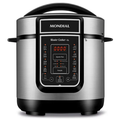 Panela de pressão elétrica digital 3 litros Master Cook 3L- PE-40  110V