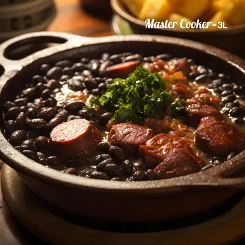 Panela de pressão elétrica digital 3 litros Master Cook 3L- PE-40  110V