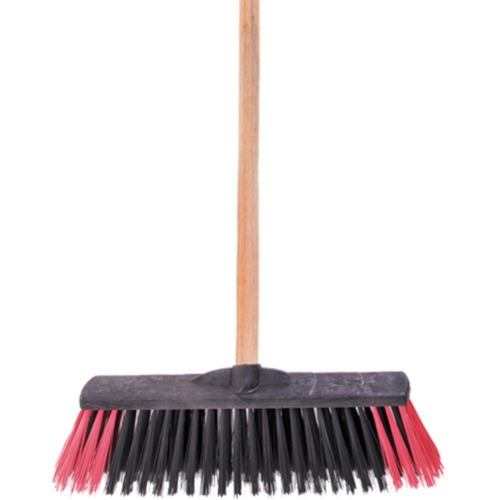 Vassoura tipo gari com cabo 5,4 x 38,8 cm Vassoura tipo gari com cabo 5,4 x 38,8 cm