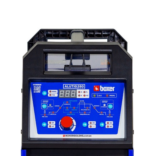 Inversora de solda Tig 280A para alumínio AC/DC Mono/Trifásica 220V - ALUTIG 280 AC/DC Inversora de solda Tig 280A para alumínio AC/DC Mono/Trifásica 220V - ALUTIG 280 AC/DC