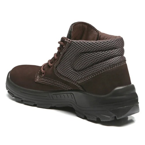 Botina bidensidade couro nobuck com cadarço - BAE Botina bidensidade couro nobuck com cadarço - BAE