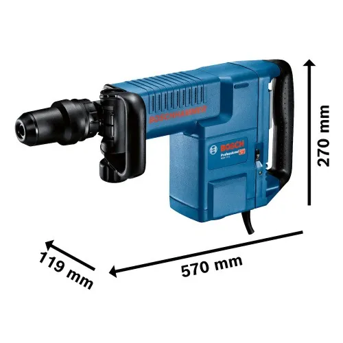 Martelo Rompedor 1.500W 16,8 joules SDS Max com acessórios - GSH11E  220V