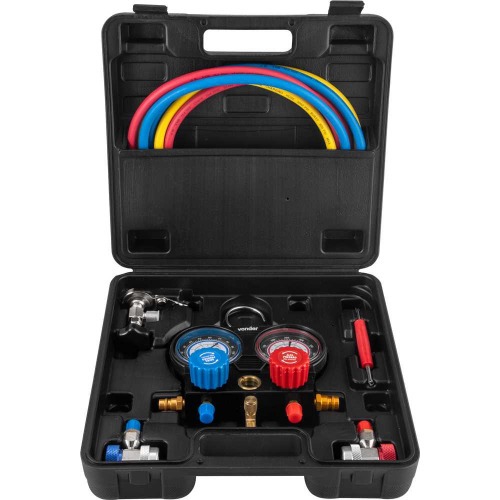 Manifold para ar-condicionado automotivo em alumnio