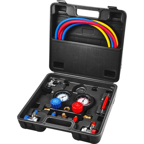 Manifold para ar-condicionado automotivo em alumnio