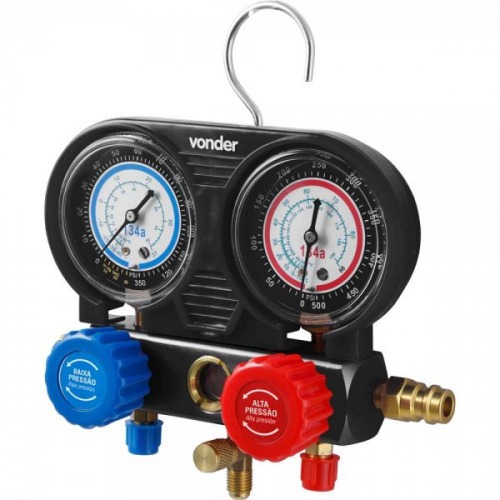 Manifold para ar-condicionado automotivo em alumnio