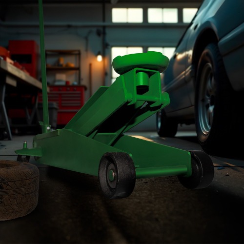 Macaco jacaré hidráulico 2 toneladas roda de ferro - RLL-902 Macaco jacaré hidráulico 2 toneladas roda de ferro - RLL-902