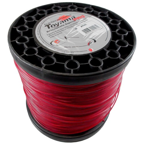 Fio de nylon quadrado para roçadeiras 3 mm x 255 metros - 1301-092 Fio de nylon quadrado para roçadeiras 3 mm x 255 metros - 1301-092