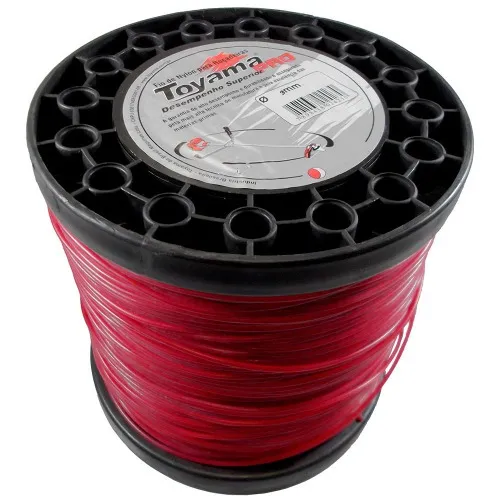 Fio de nylon quadrado para roçadeiras 3 mm x 255 metros - 1301-092