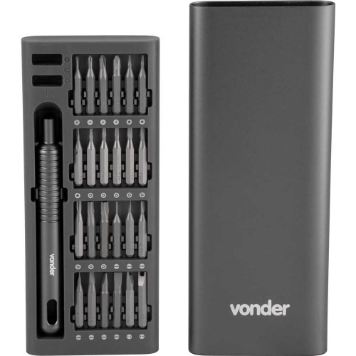 Jogo de bits e ponteiras de precisão encaixe sextavado de 4 mm 51 peças Jogo de bits e ponteiras de precisão encaixe sextavado de 4 mm 51 peças