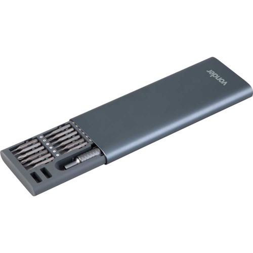 Jogo de bits e ponteiras de precisão encaixe sextavado de 4 mm 51 peças Jogo de bits e ponteiras de precisão encaixe sextavado de 4 mm 51 peças